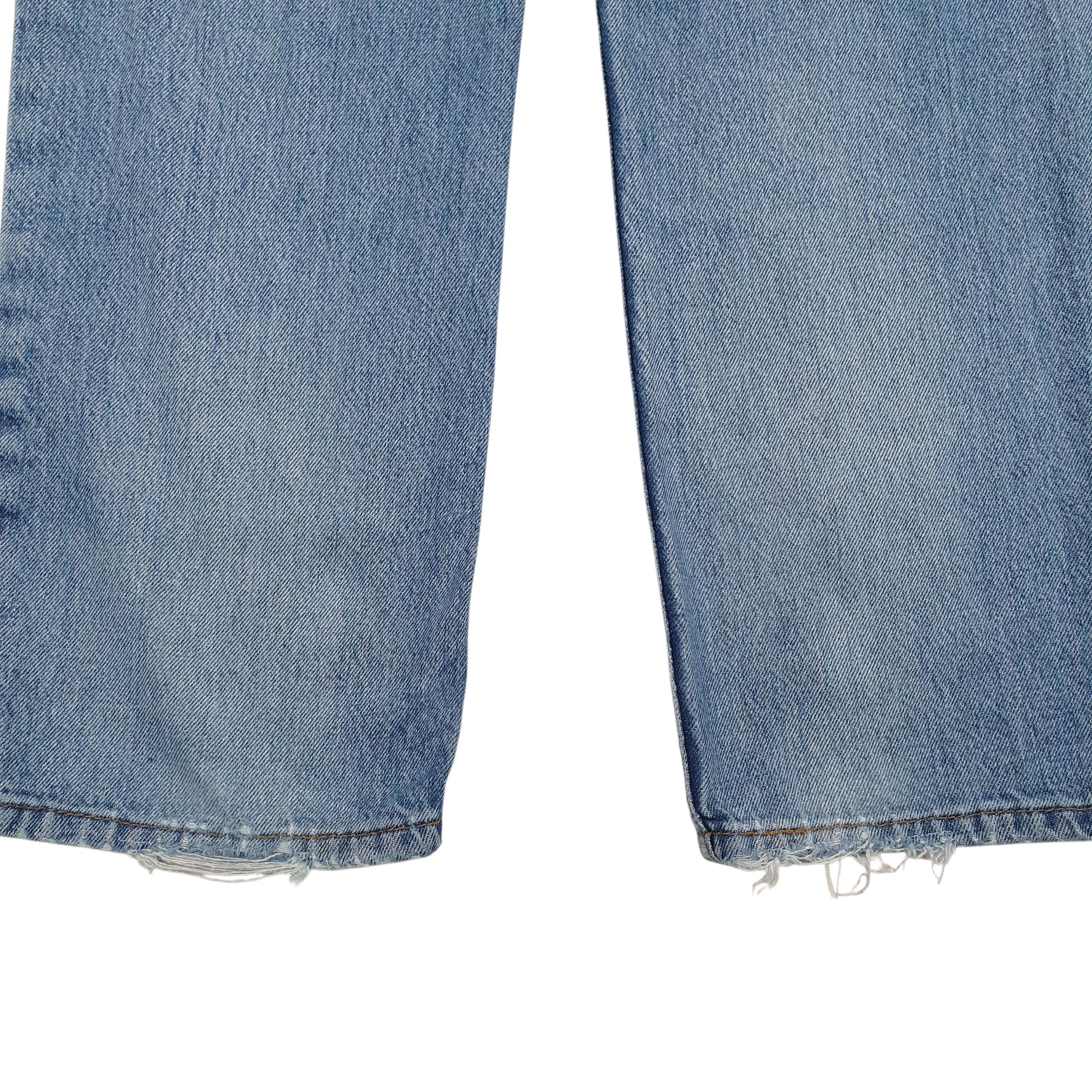 Mens Blue Levis Distressed  Jeans
