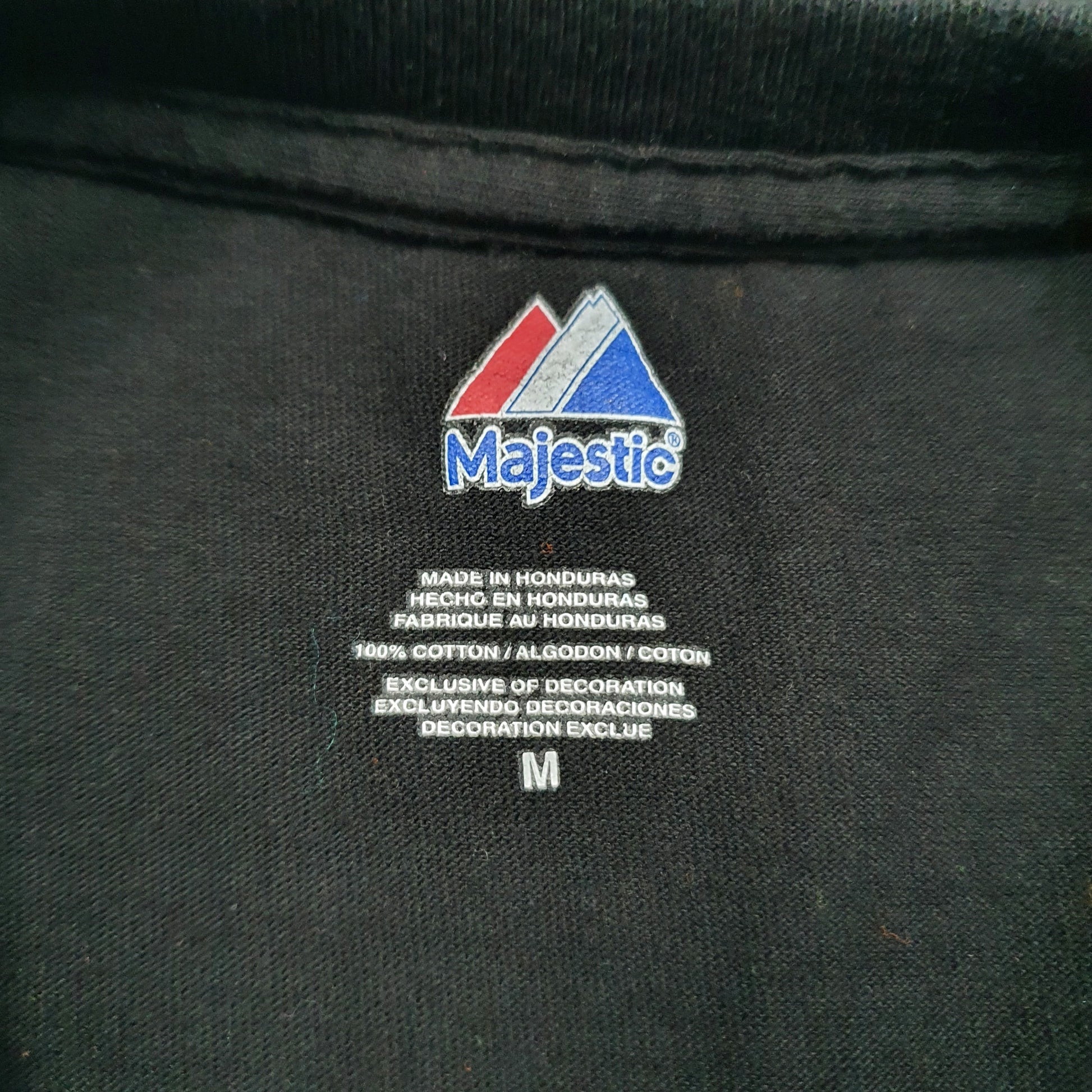 Mens Black Majestic MLB Sanfransico Giants  T Shirt