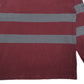 Mens Burgundy Barbarian Rugby Lightweight Crewneck Polo Shirt