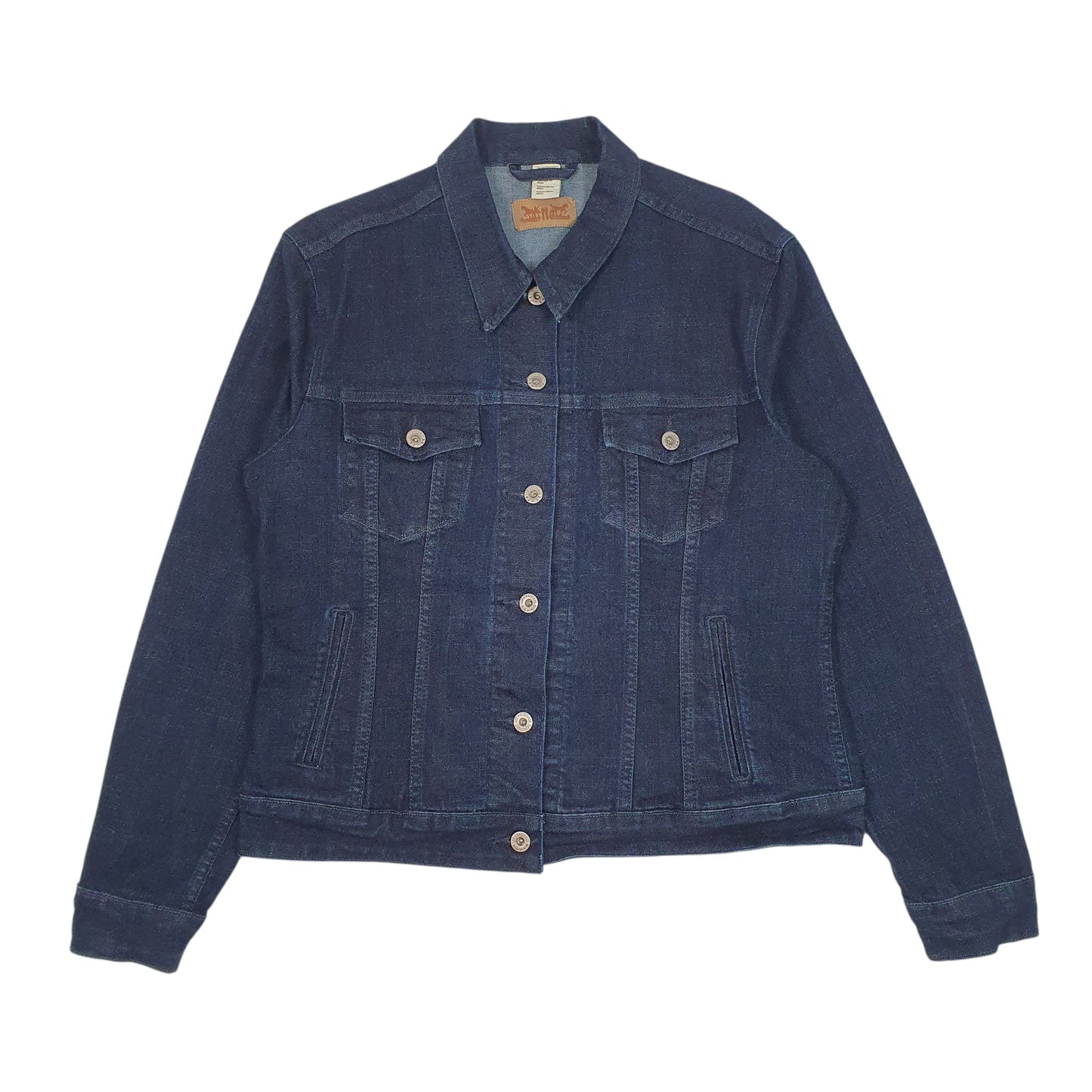 Womens Blue Levis Type 3 Trucker  Coat