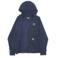 Womens Navy Carhartt  Full Zip Jumper