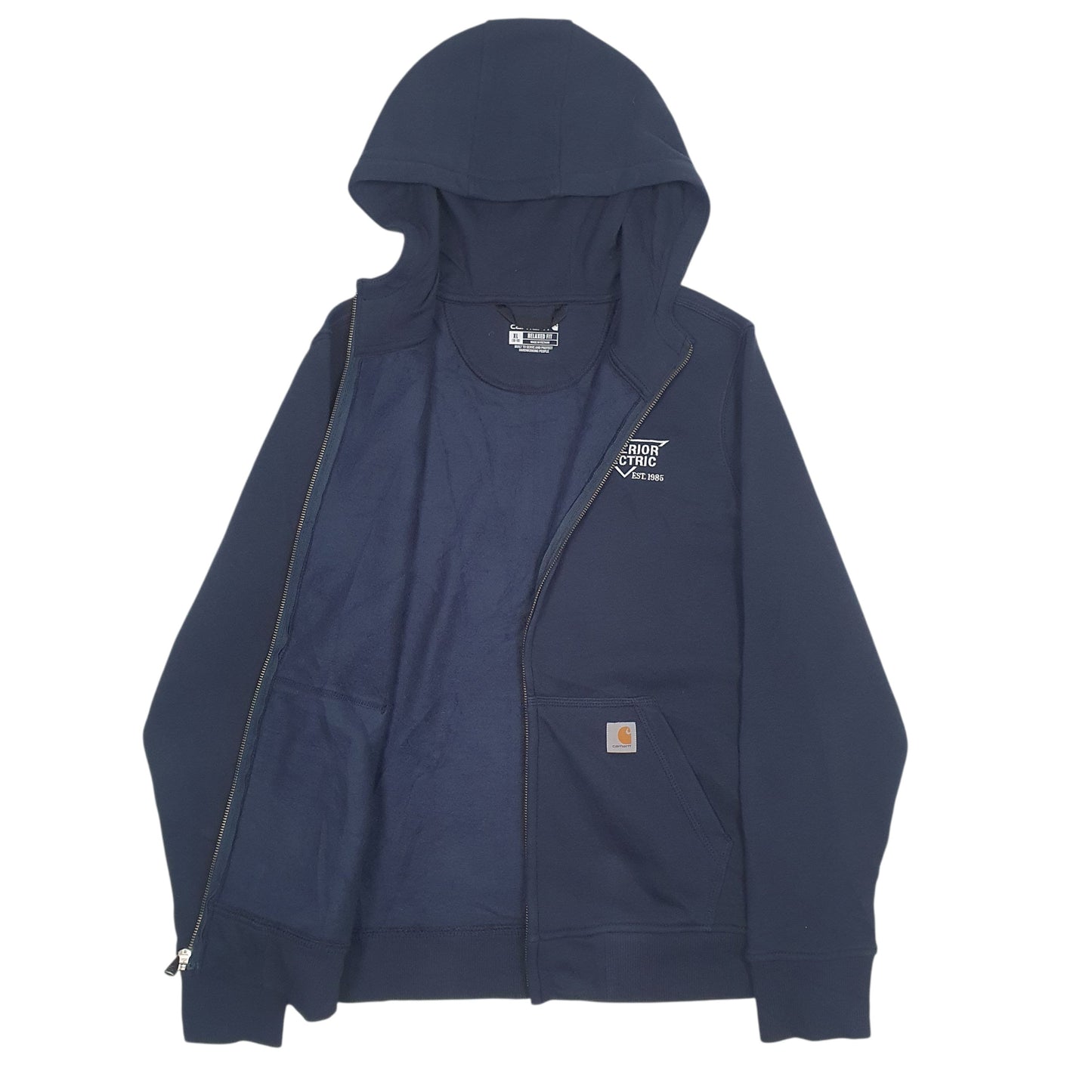 Womens Navy Carhartt  Full Zip Jumper