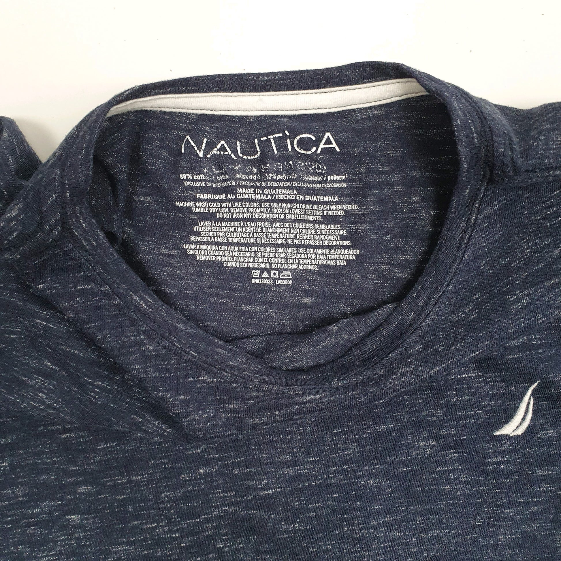 Mens Navy Nautica   T Shirt