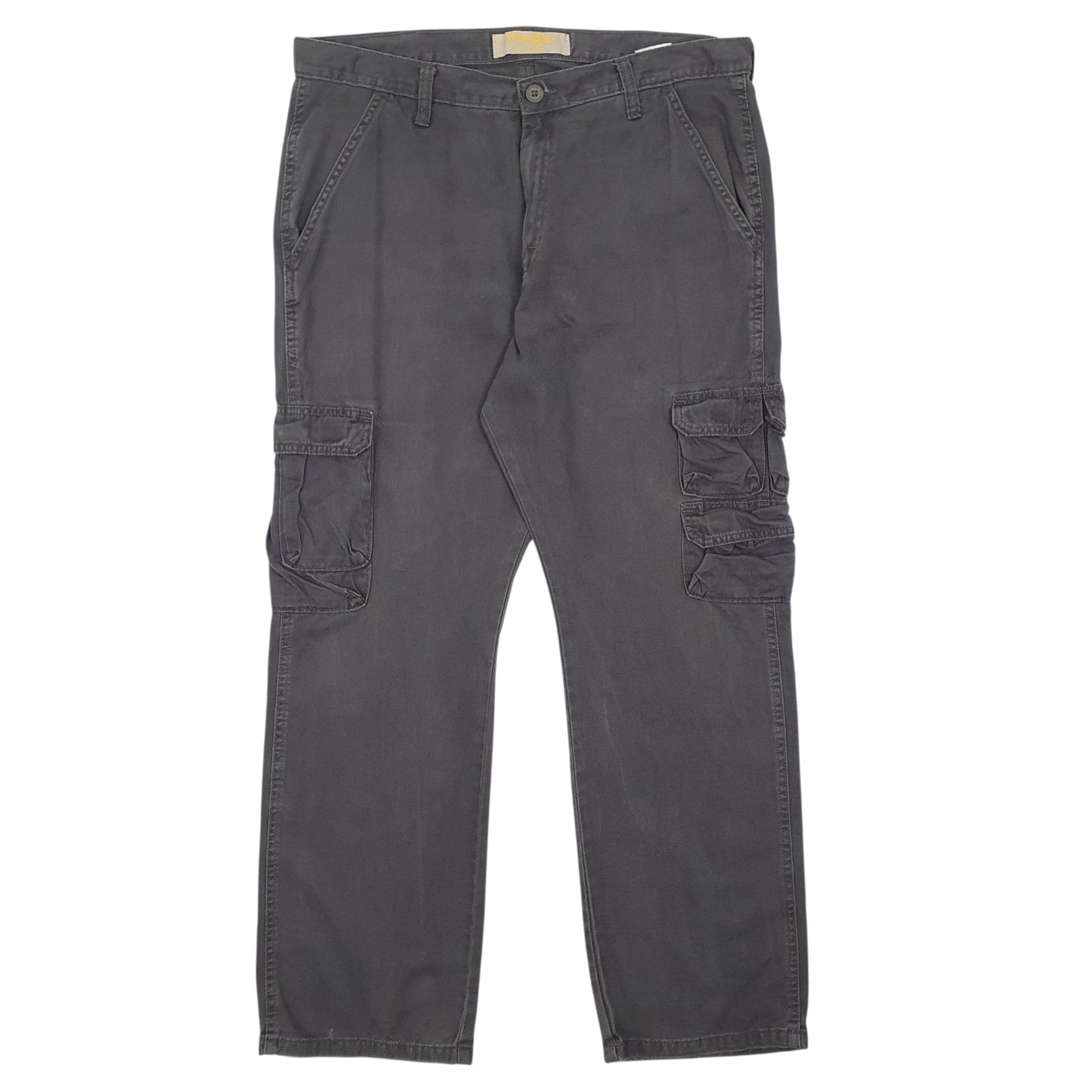Mens Grey Wrangler  Cargo Trousers