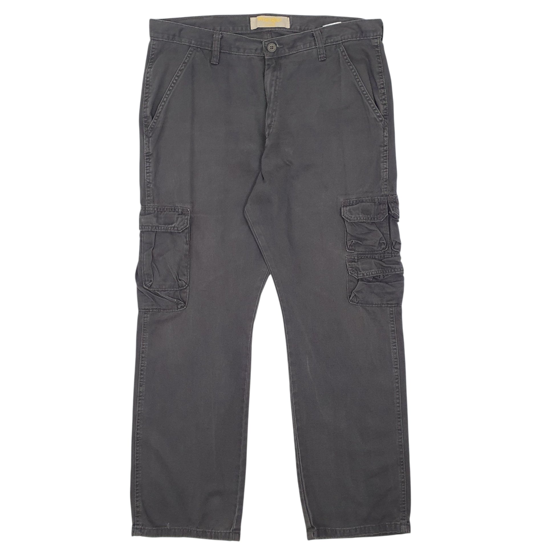 Mens Grey Wrangler  Cargo Trousers