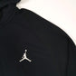 Mens Black Nike Air Jordan Basketball Hoodie Full Zip Jumper