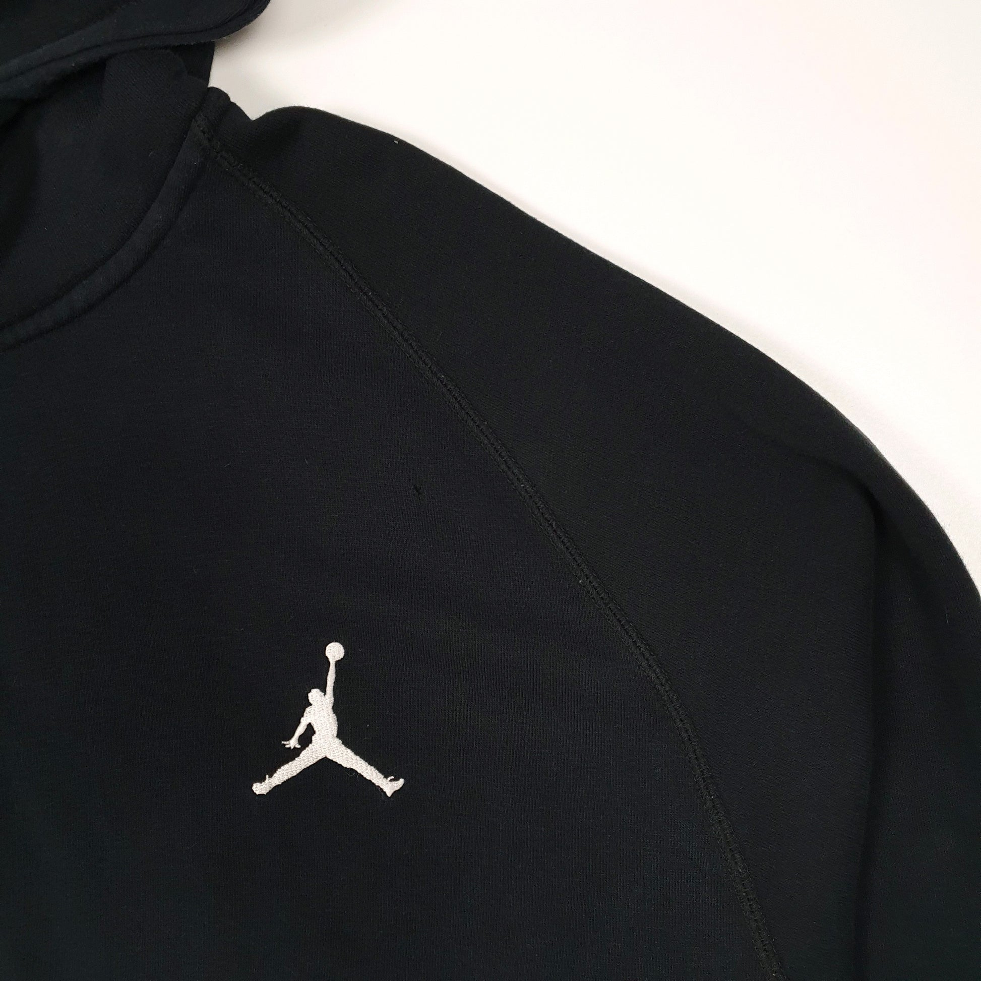 Mens Black Nike Air Jordan Basketball Hoodie Full Zip Jumper