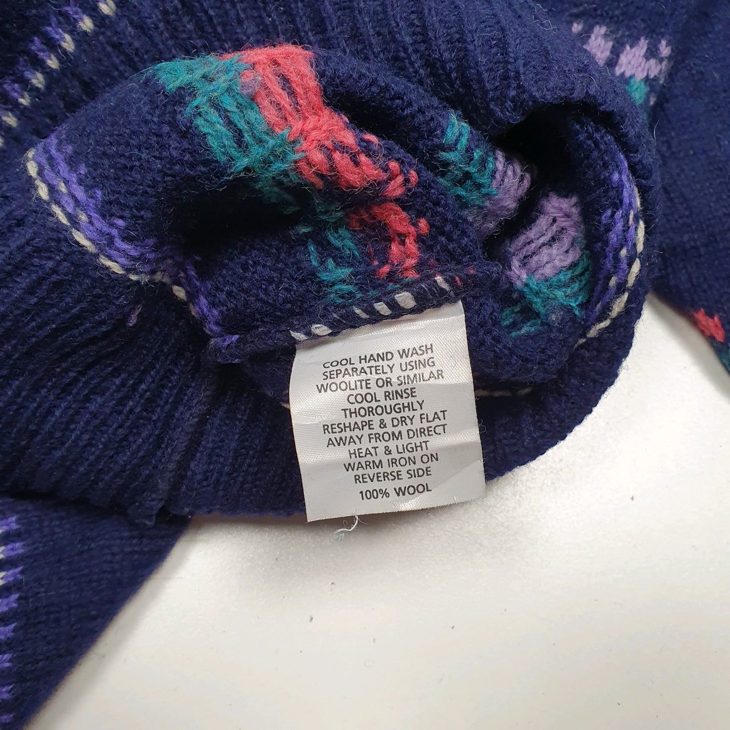 Womens Navy Unbranded  Crewneck Jumper