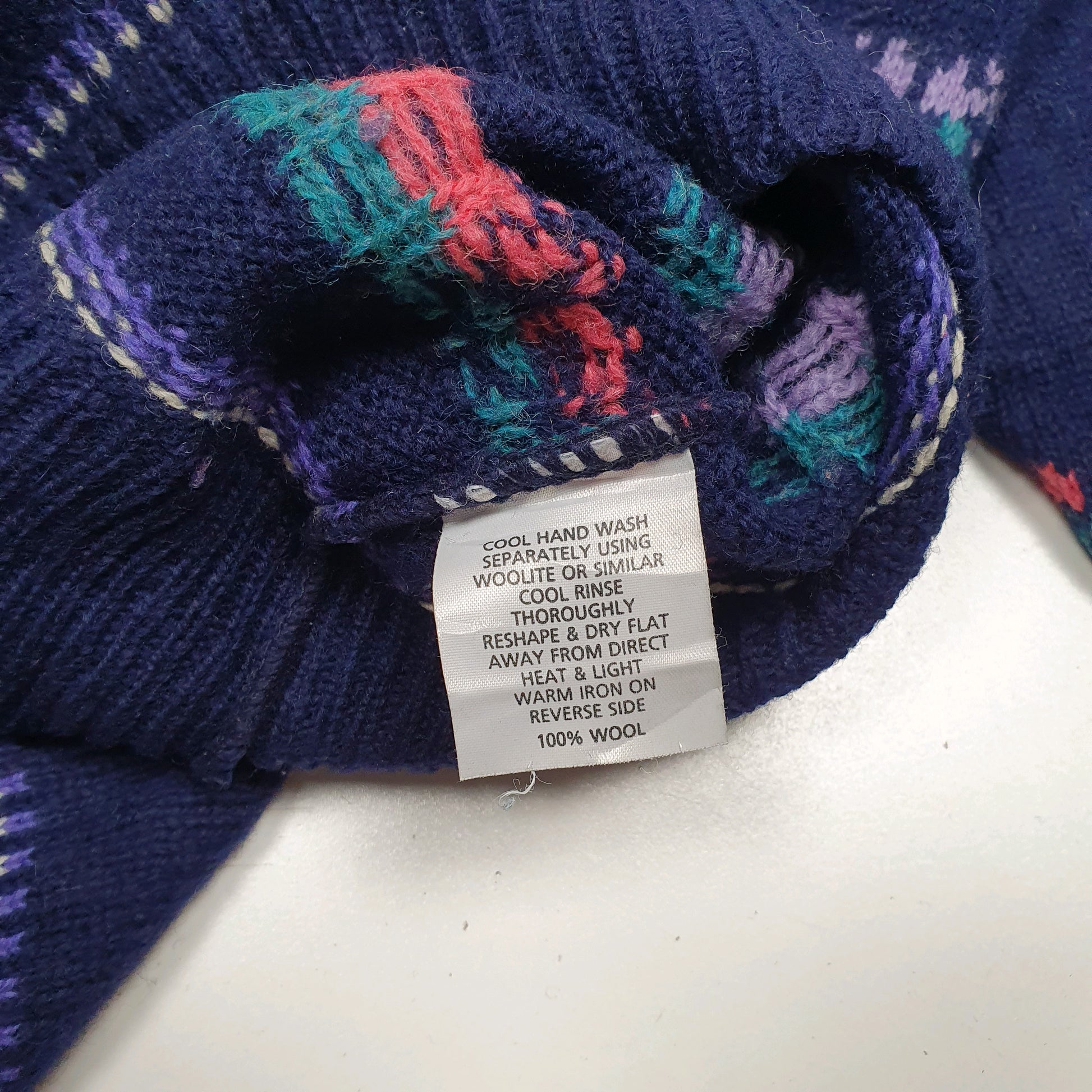 Womens Navy Unbranded  Crewneck Jumper