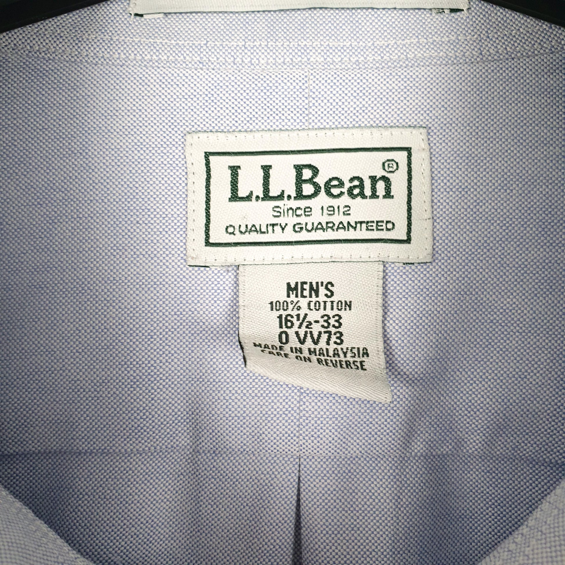 Mens Blue L.L.Bean   Shirt