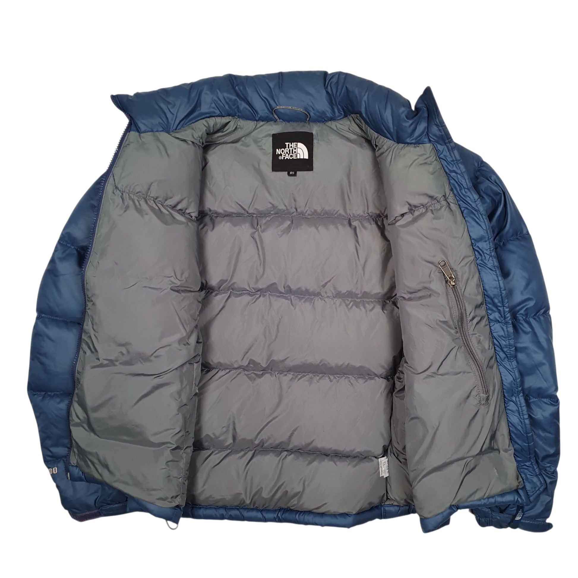 Womens Blue The North Face Nuptse Retro 1996  Coat