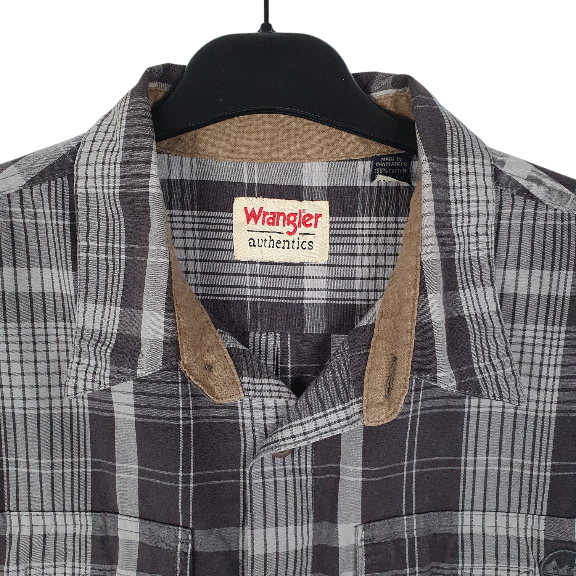 Mens Grey Wrangler   Shirt