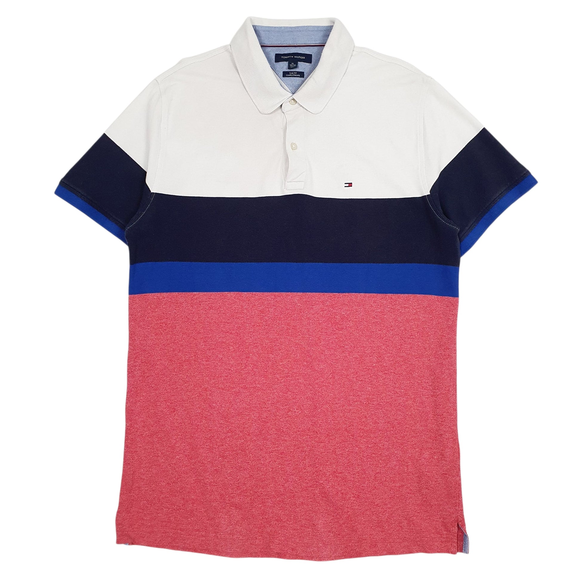 Mens Red Tommy Hilfiger  Short Sleeve Polo Shirt