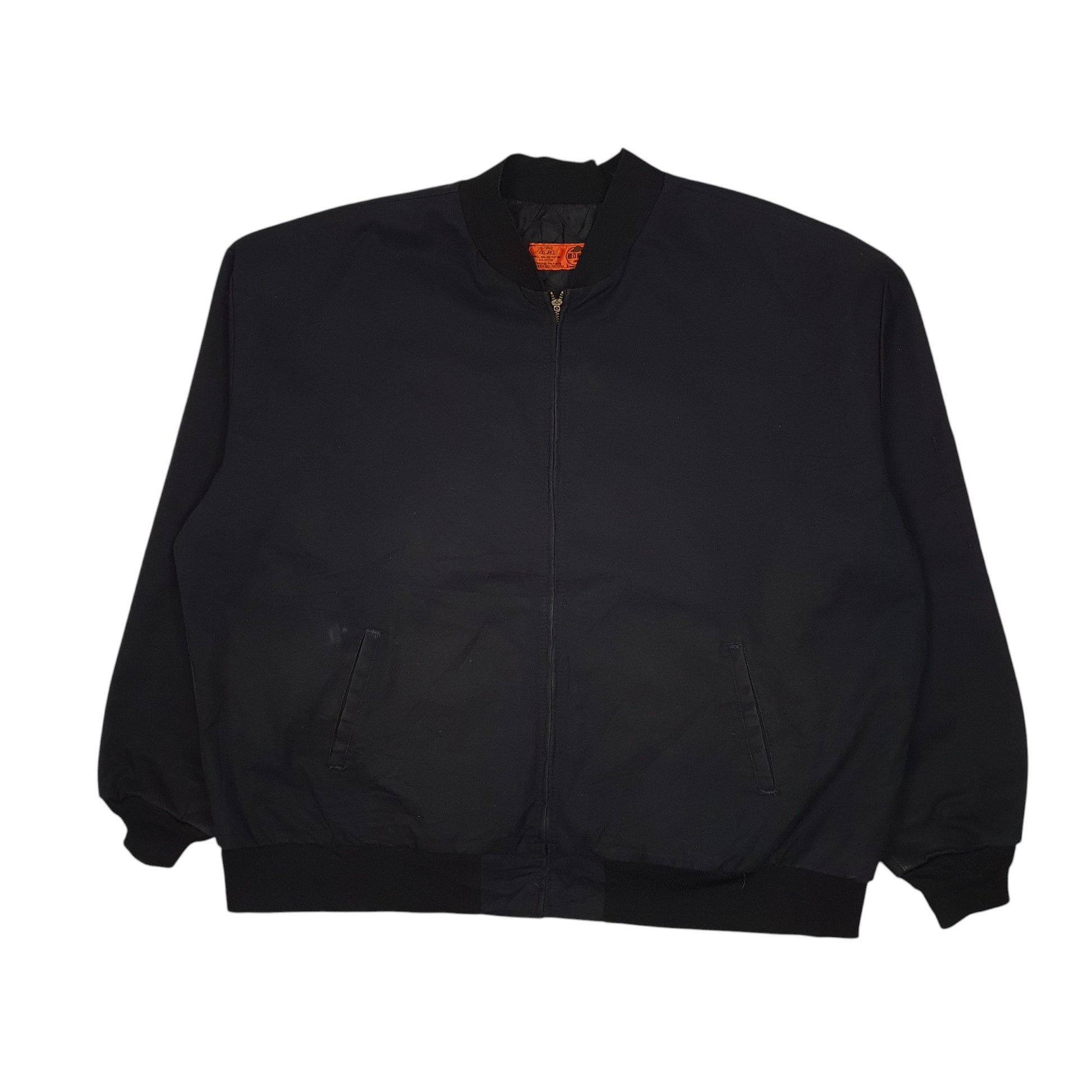 Mens Black Red Kap   Coat