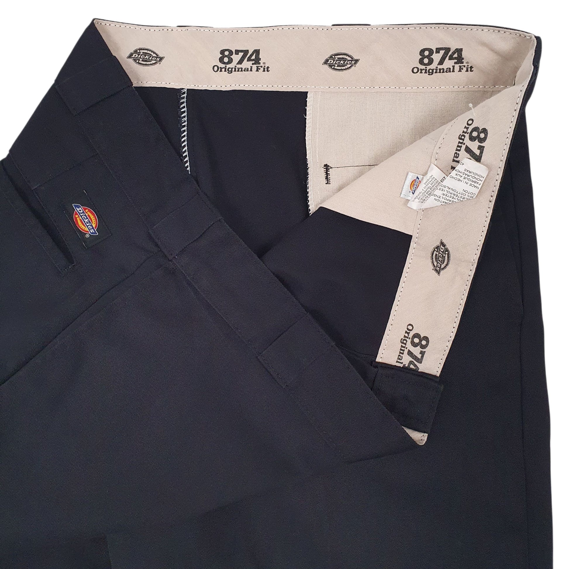 Mens Black Dickies 874 Workwear  Trousers