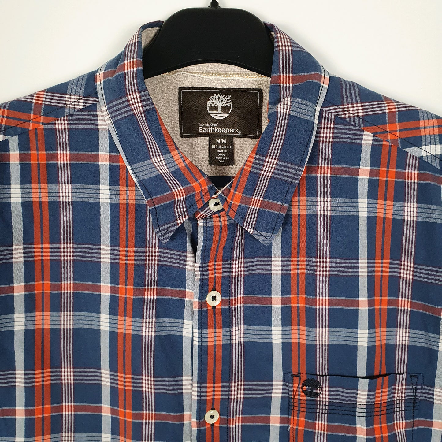 Mens Navy Timberland Earthkeepers  Shirt