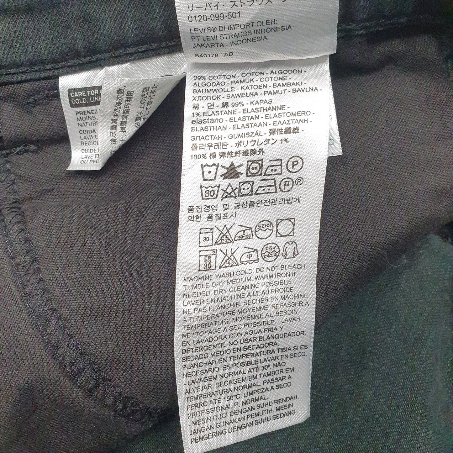 Mens Black Levis   Jeans