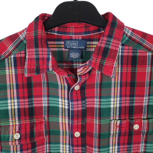 Mens Red Polo Ralph Lauren Heavy Overshirt  Shirt