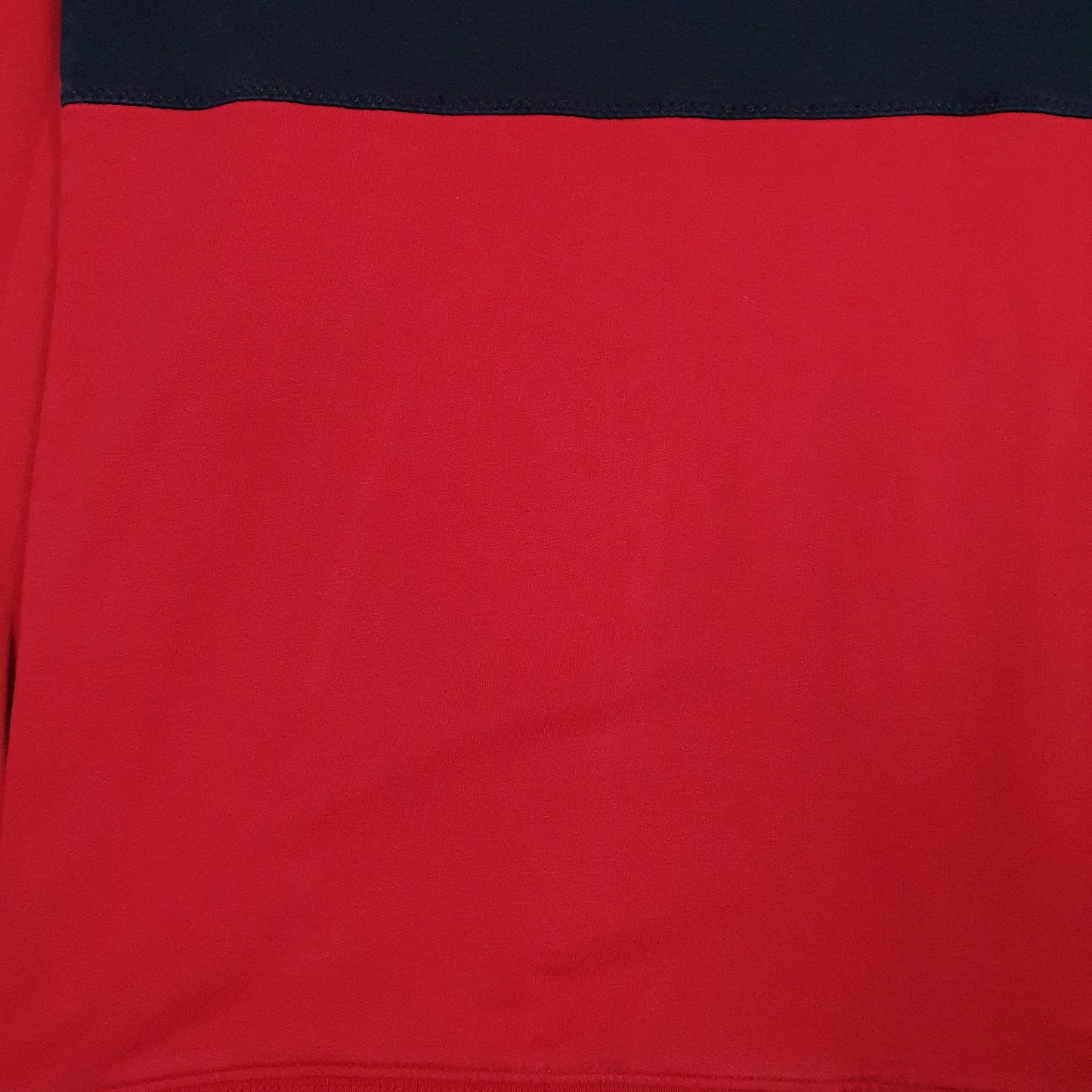 Mens Red Nautica  Quarter Zip Jumper