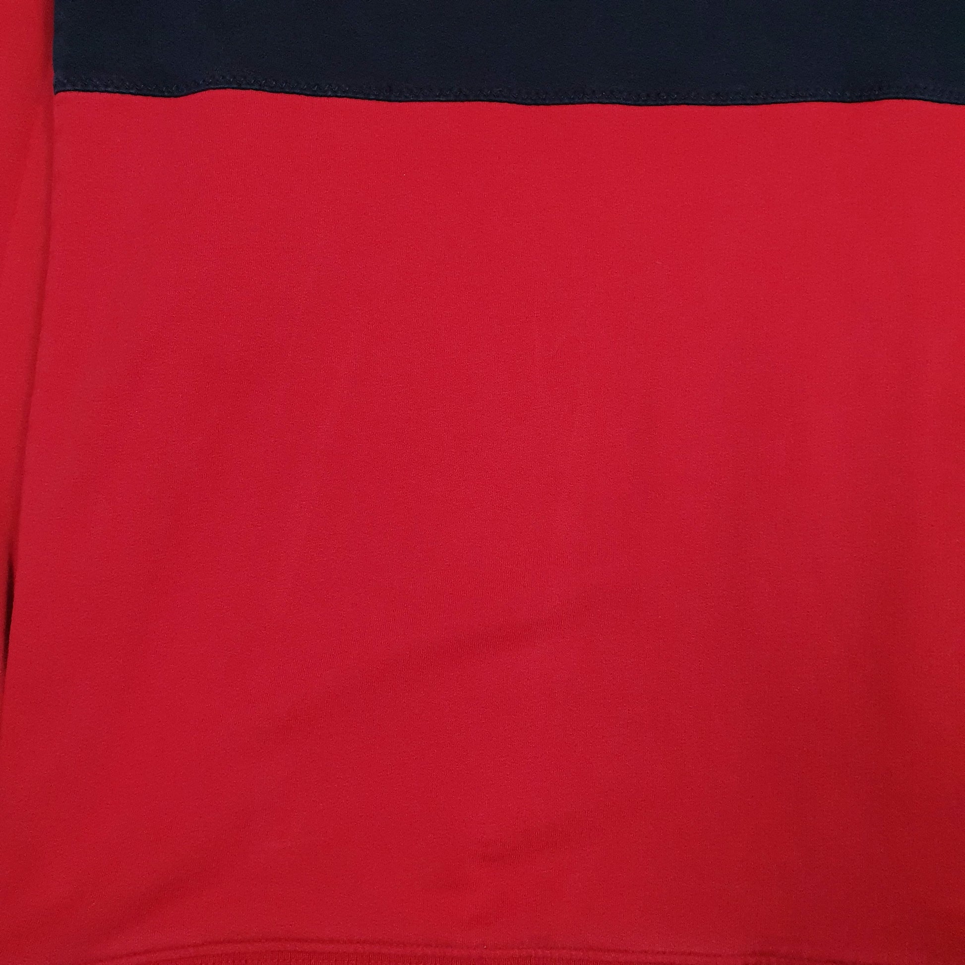Mens Red Nautica  Quarter Zip Jumper