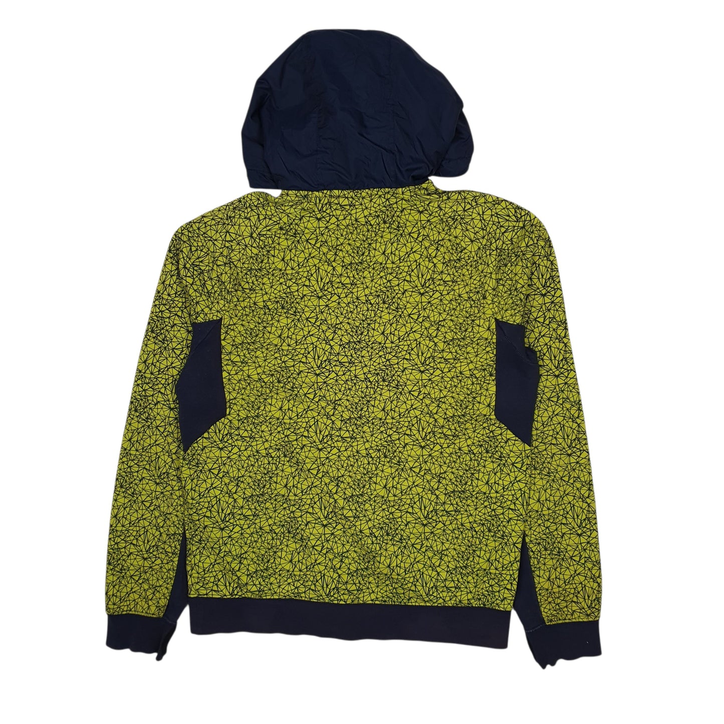 Mens Yellow Nike Hoodie Quarter Zip Coat