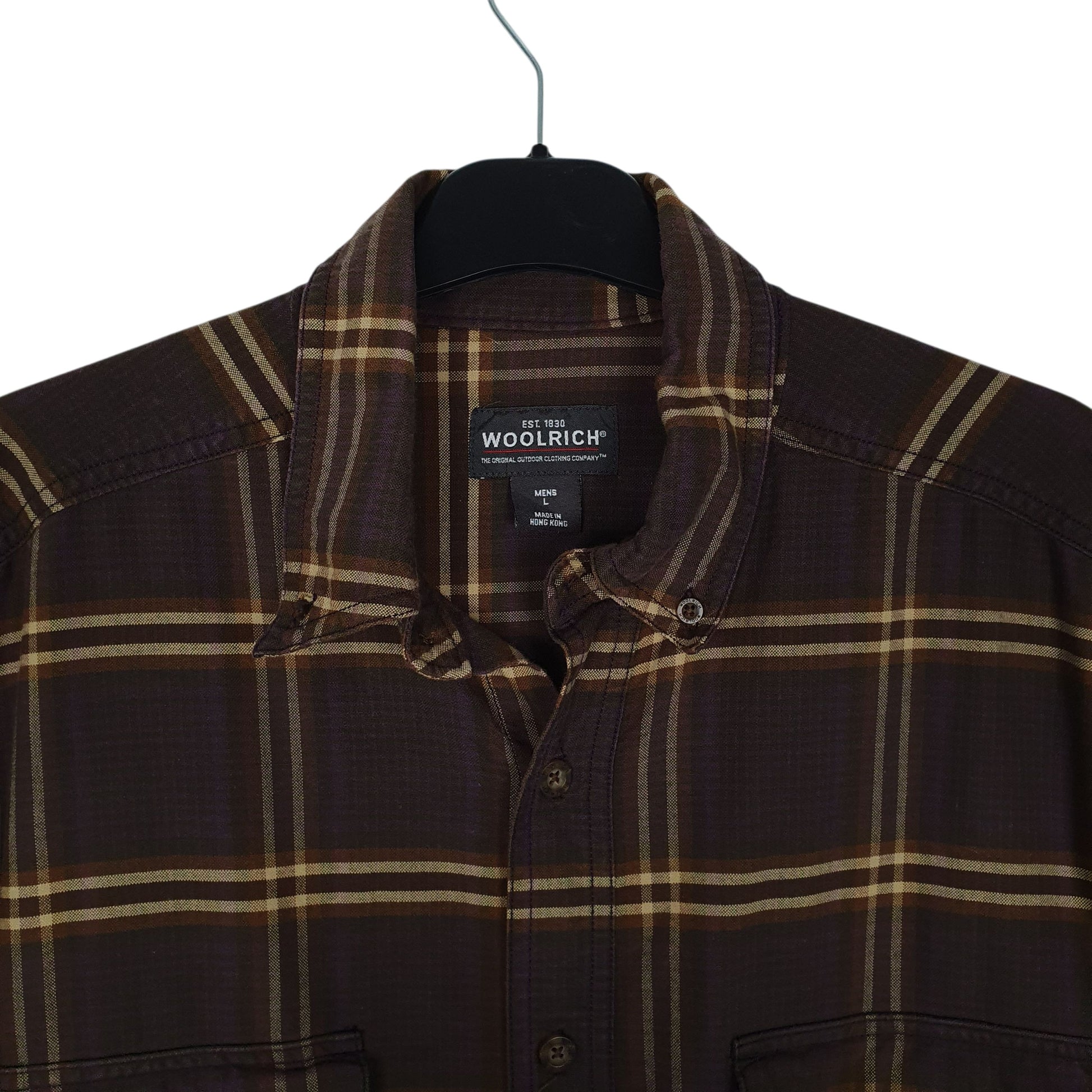 Mens Purple Woolrich   Shirt