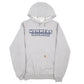 Mens Grey Carhartt Hammers Lacrosse Original Fit Hoodie Jumper