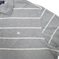Mens Grey Burberry   Polo Shirt