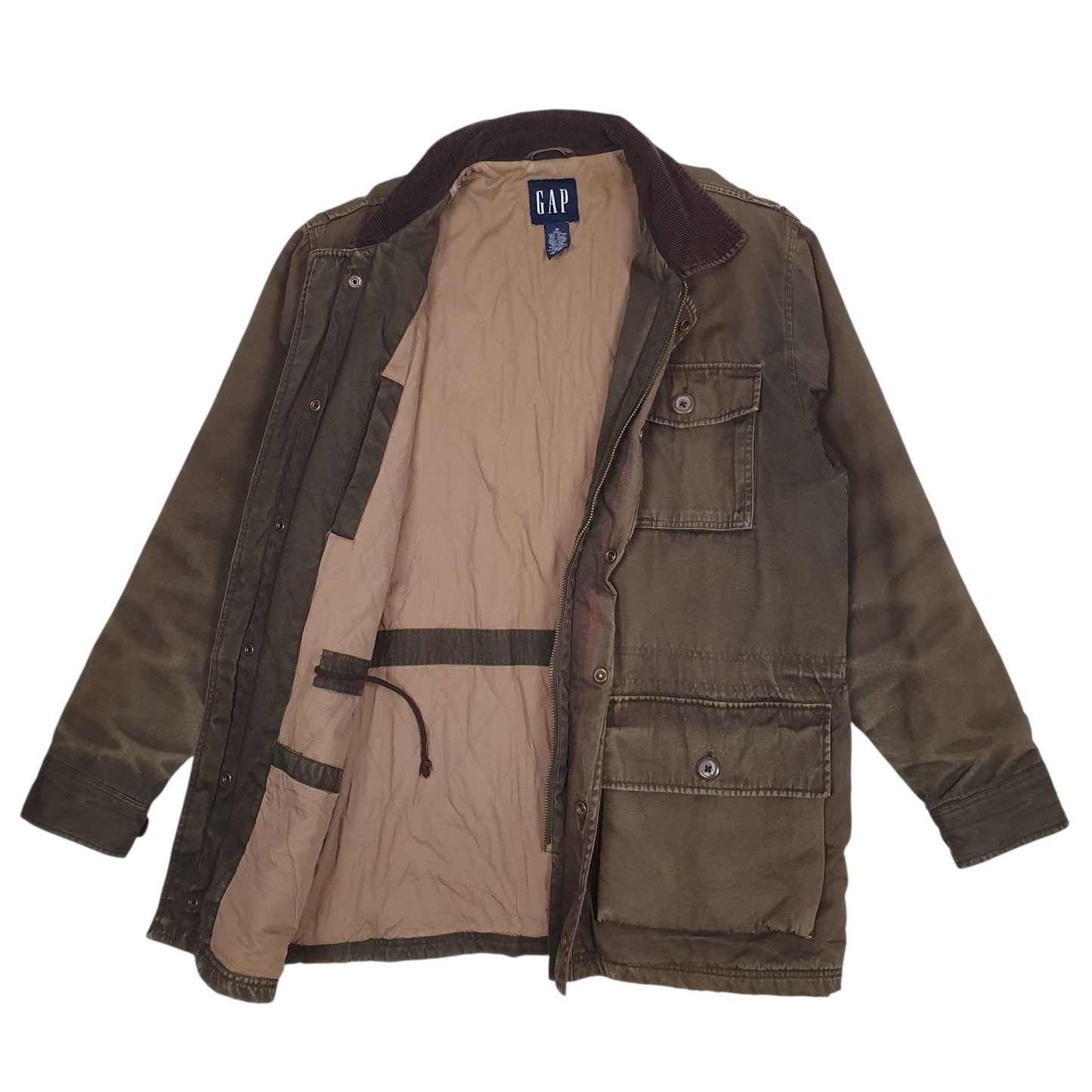 Mens Green Gap   Coat