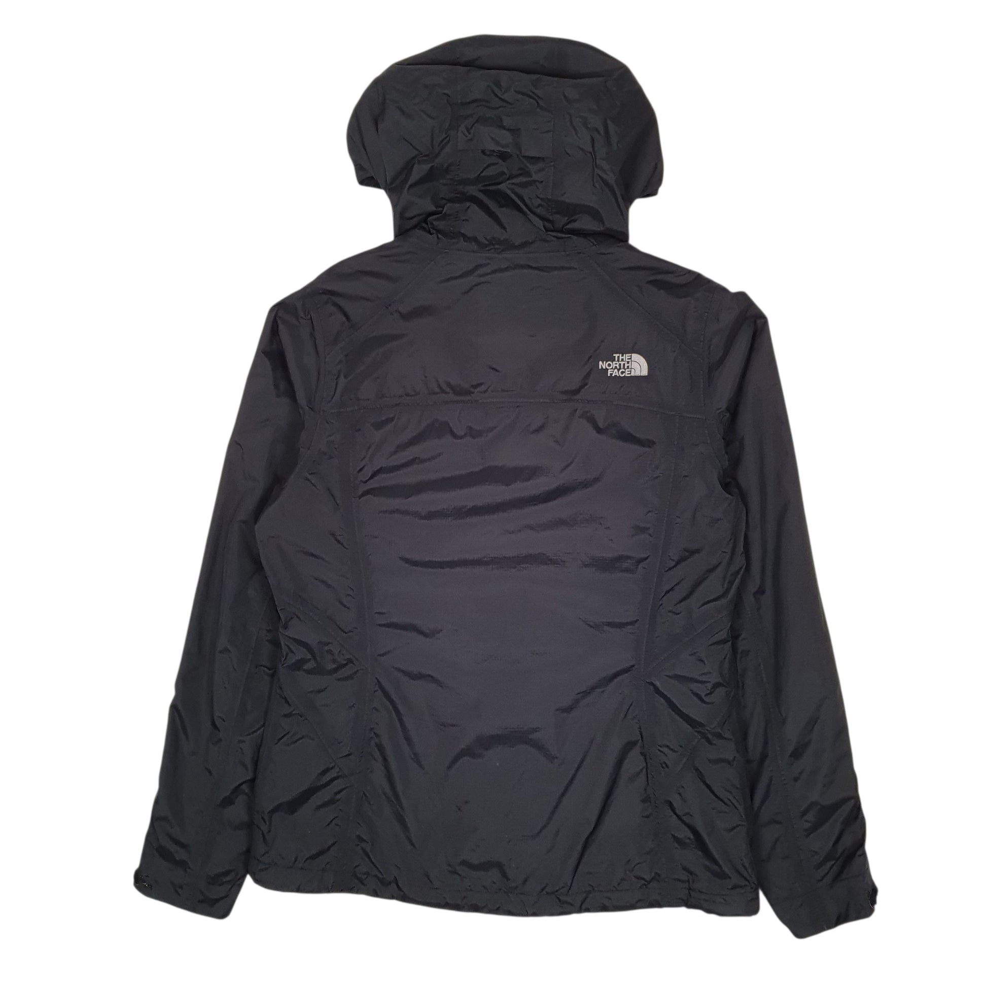 Womens Black The North Face Hyvent Crewneck Coat