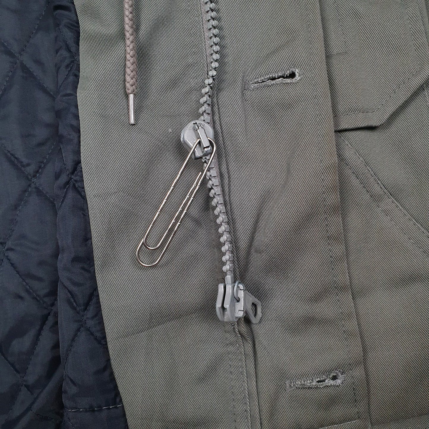 Mens Grey Mammut Vintage 90s Field Hunting  Coat