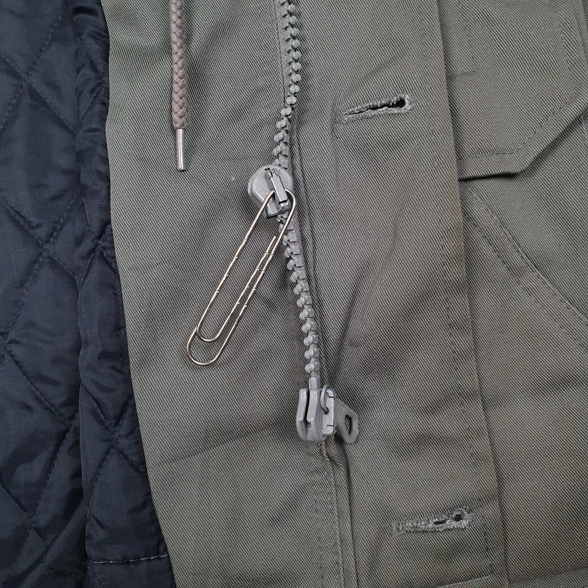 Mens Grey Mammut Vintage 90s Field Hunting  Coat