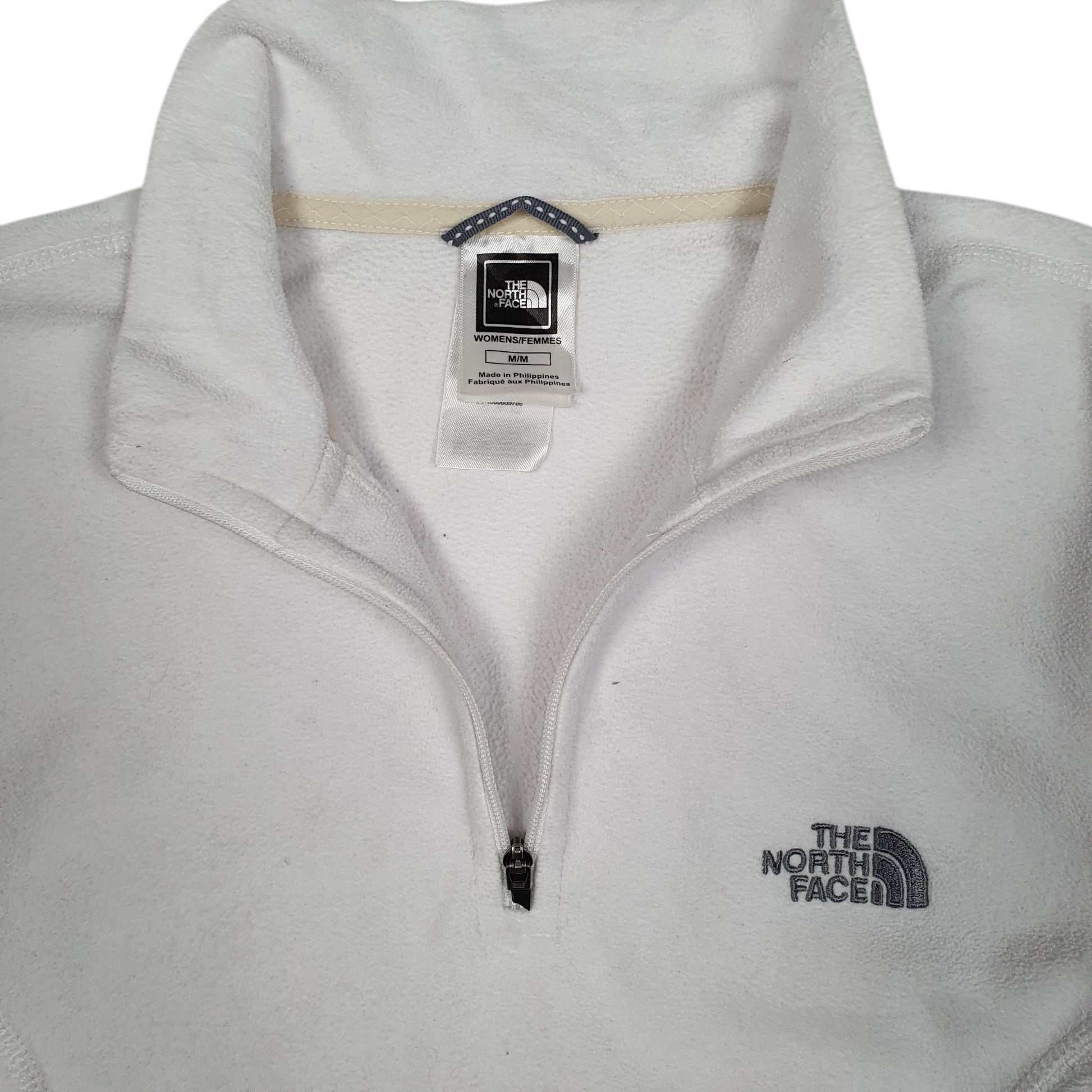 Womens White The North Face  Quarter Zip Jumper