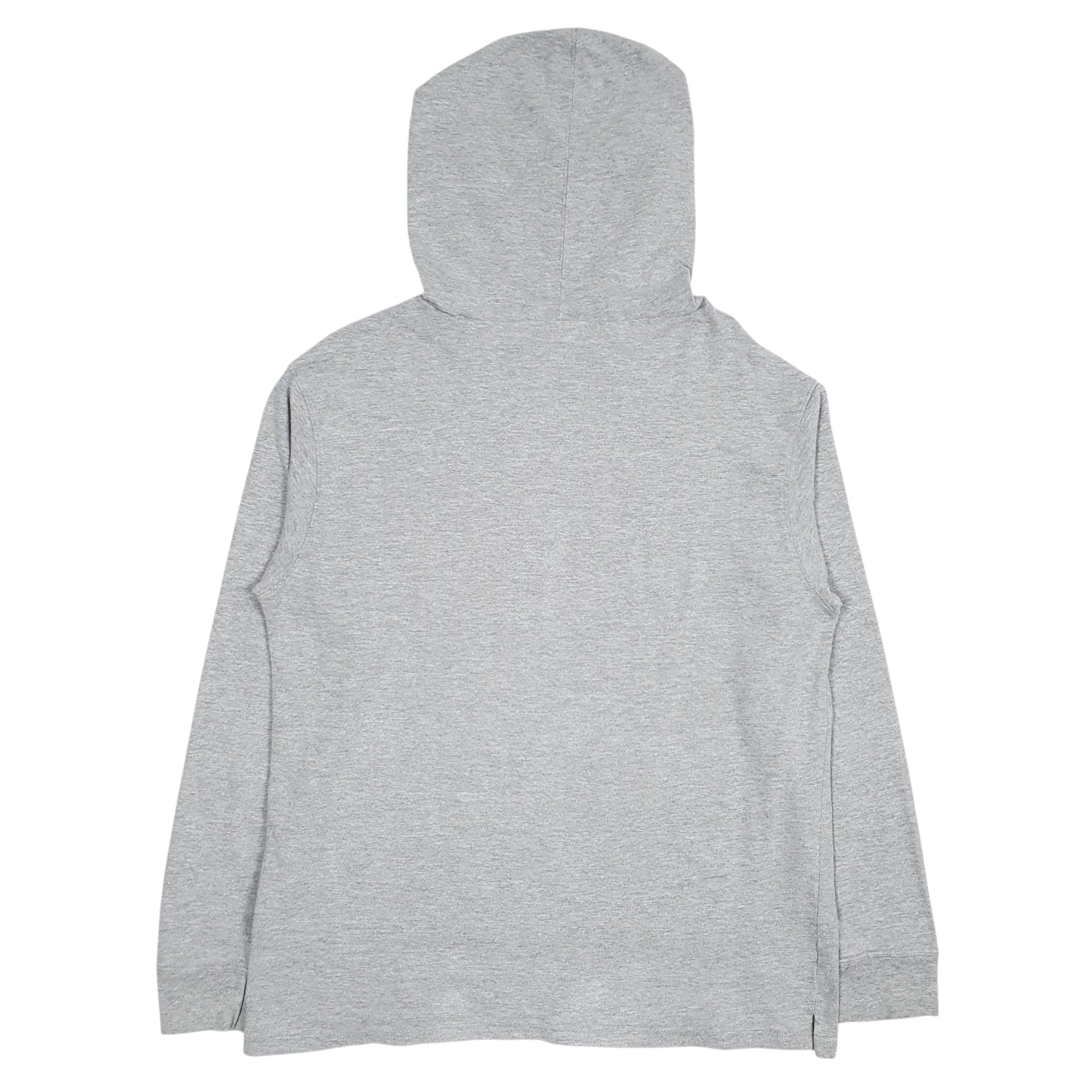 Mens Grey Champion Spellout Lightweight Hoodie Jumper