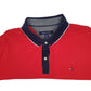 Mens Red Tommy Hilfiger   Polo Shirt