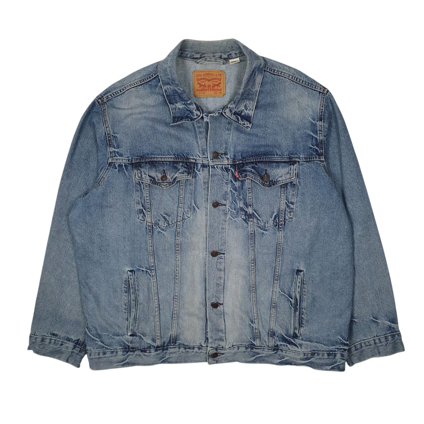 Mens Blue Levis Type 3 Trucker  Coat