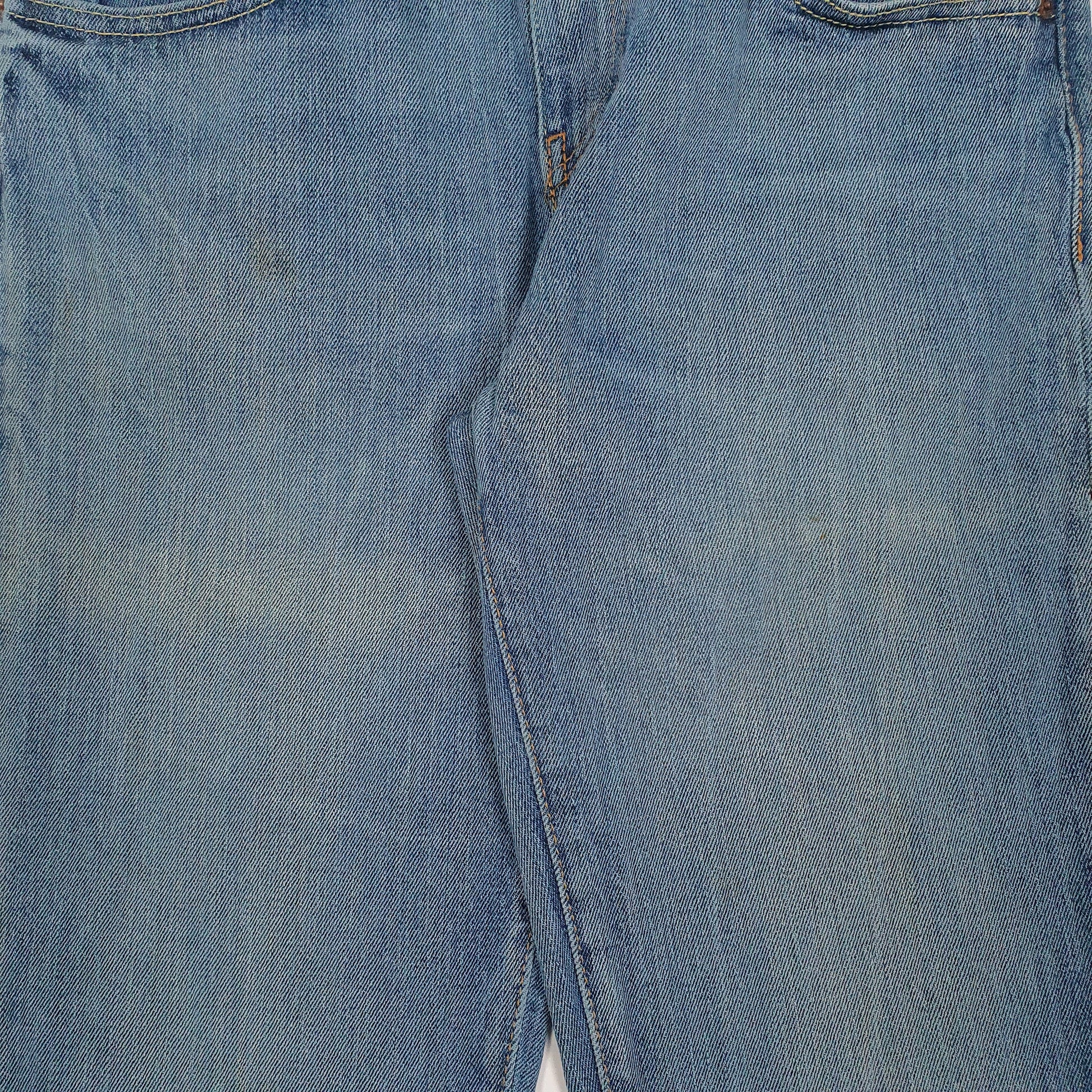 Mens Blue Levis White Oak Cone Denim  Jeans
