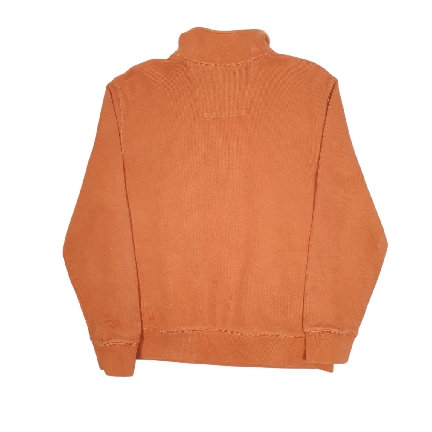 Mens Orange Nautica  Quarter Zip Jumper