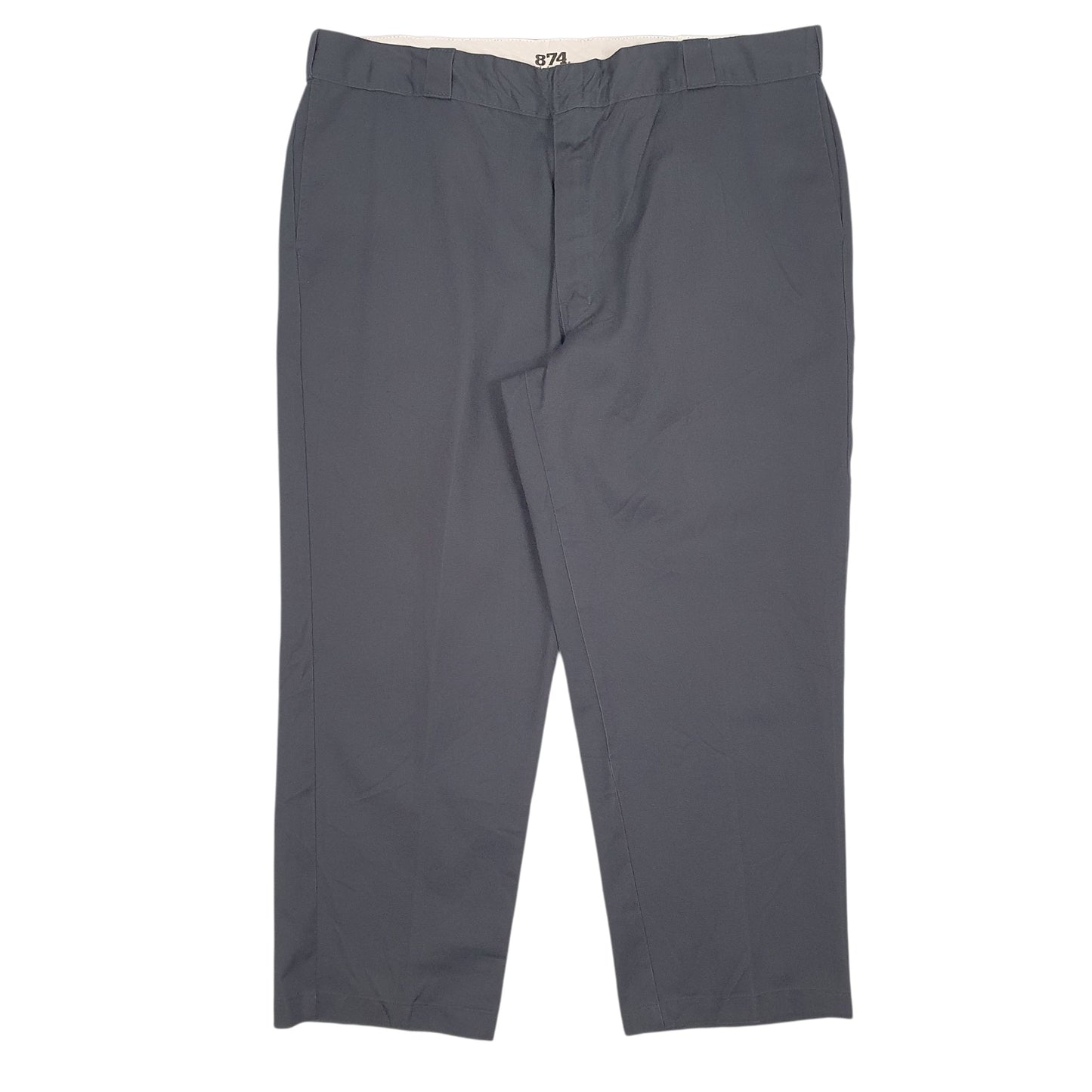Mens Grey Dickies 874 Workwear Chino Trousers