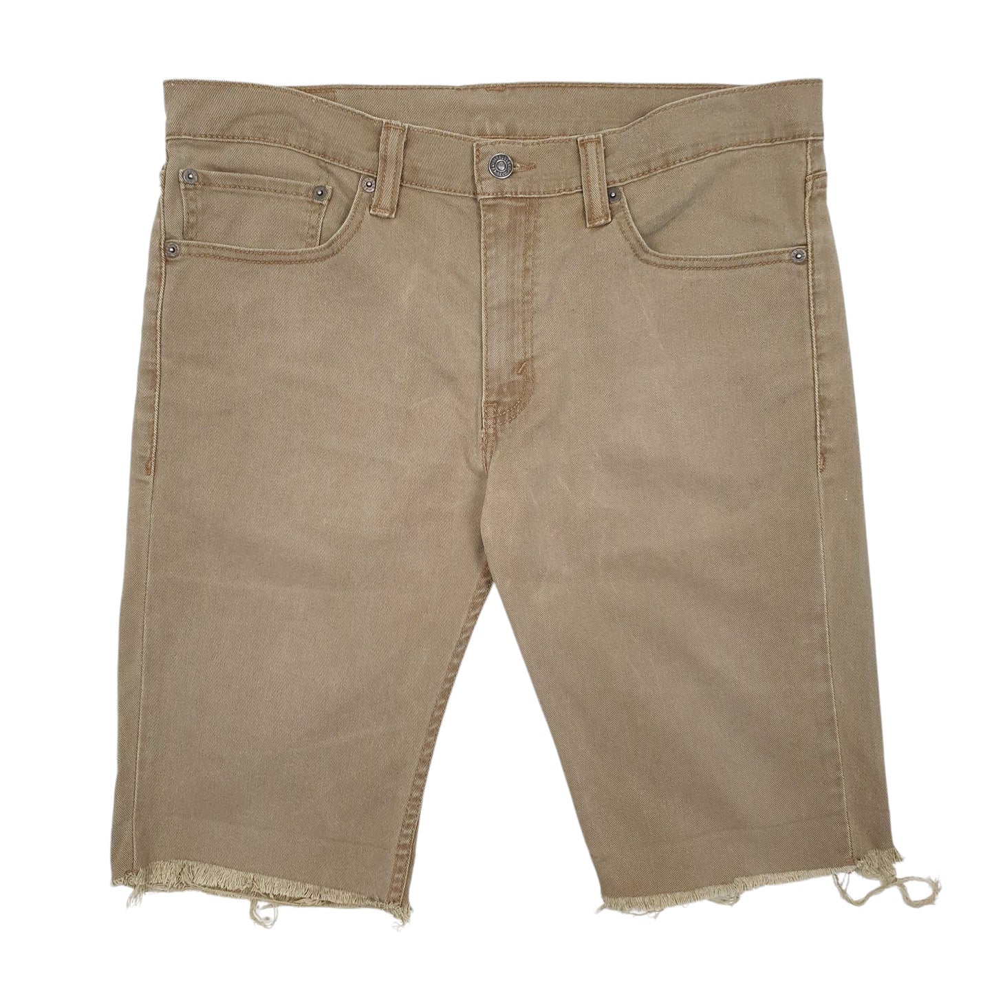 Mens Brown Levis 511 Denim Shorts