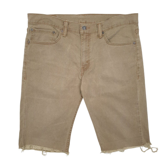 Mens Brown Levis 511 Denim Shorts