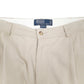 Mens Beige Polo Ralph Lauren Hammond Pant Pleated 90s  Trousers