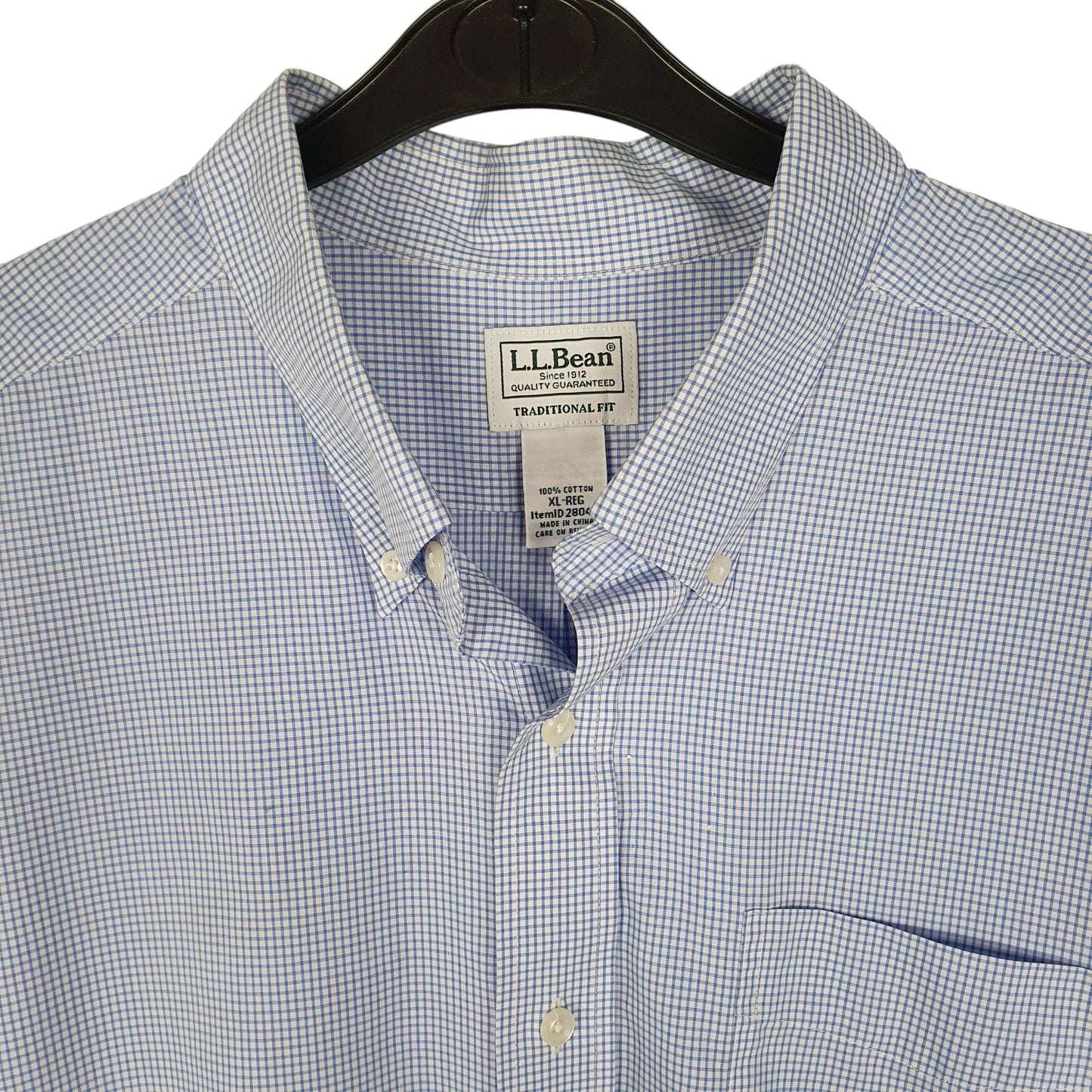 Mens Blue L.L.Bean   Shirt