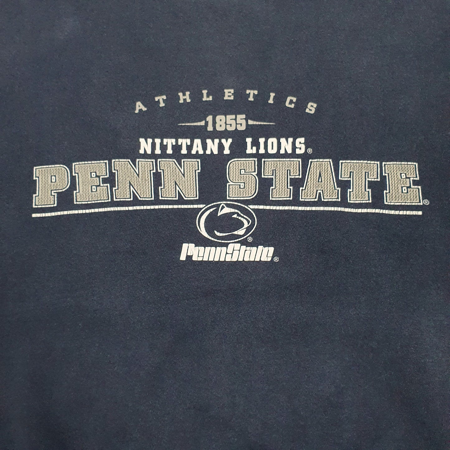 Mens Navy Lee Vintage 90s Penn State Nittany Lions Crewneck Jumper