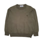 Mens Green Burberry Vintage 90s Crewneck Jumper