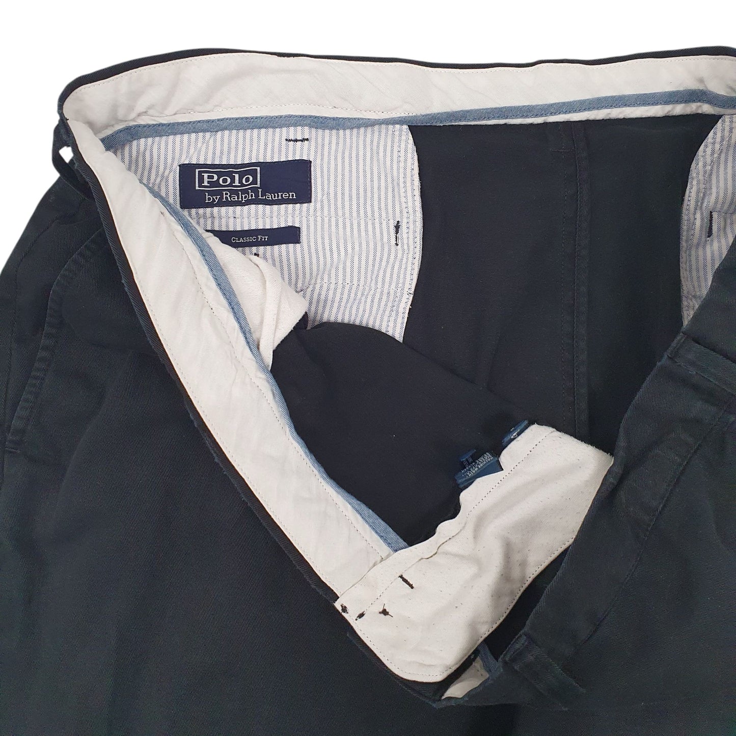 Mens Black Polo Ralph Lauren Classic Fit  Trousers