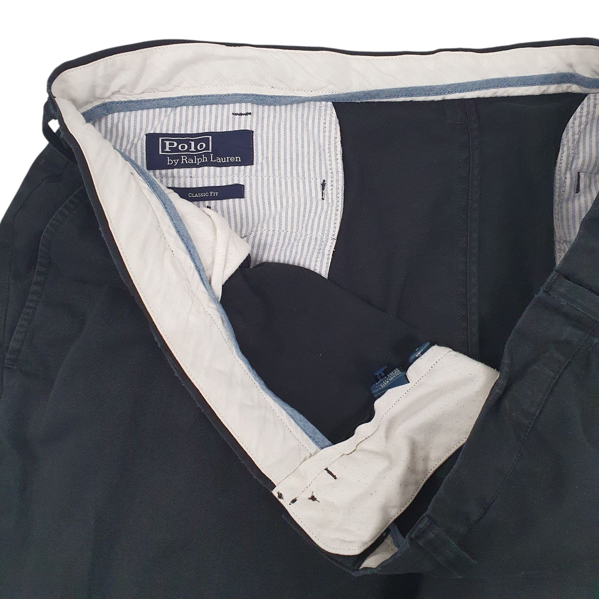 Mens Black Polo Ralph Lauren Classic Fit  Trousers