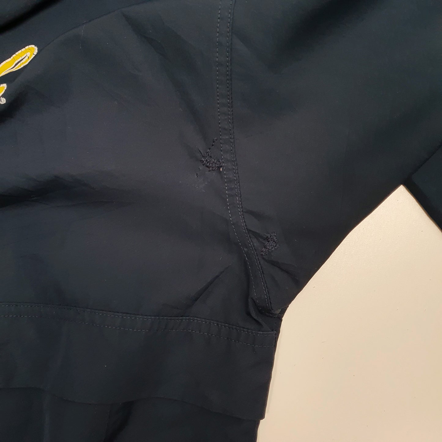 Mens Navy Champion Quarter Zip Pullover California  Coat