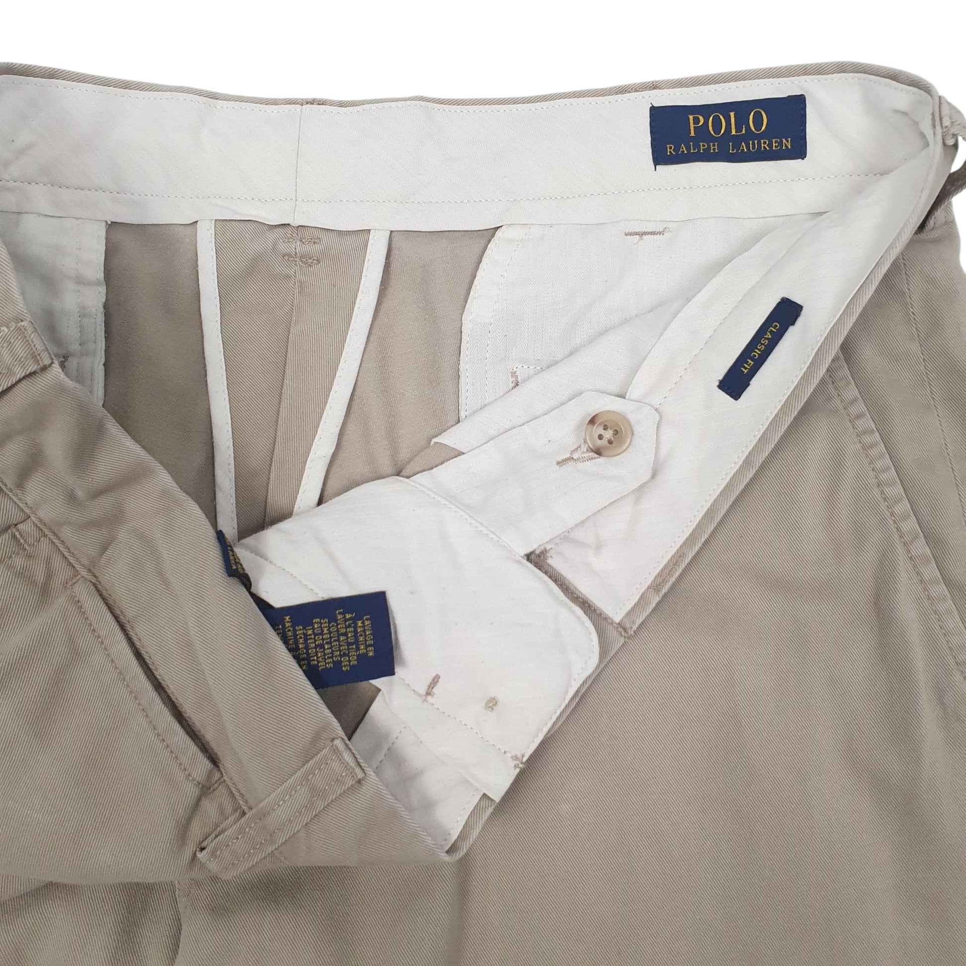 Mens Beige Polo Ralph Lauren   Trousers