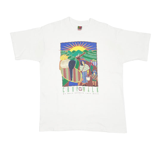 Mens White Fruit Of The Loom  Short Sleeve T Shirt